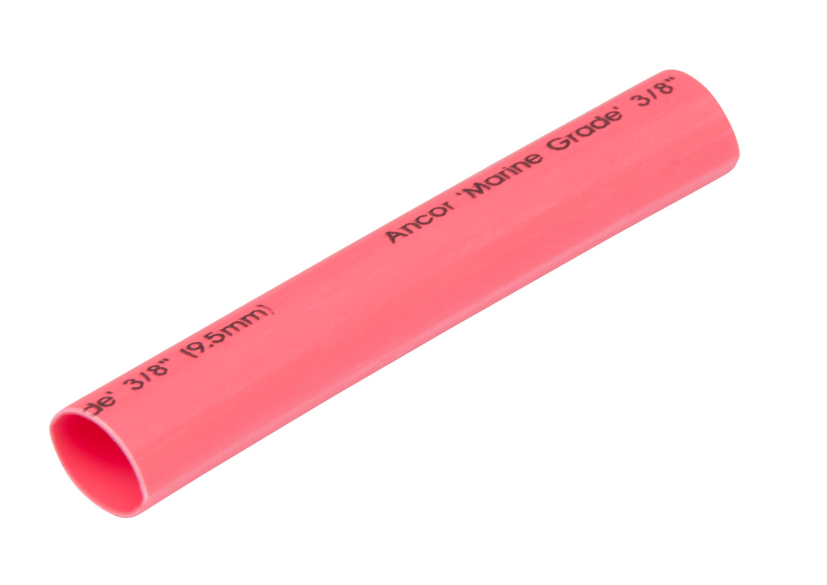 Ancor 3/8&quot; x 48&quot; Red Heat Shrink Tubing
