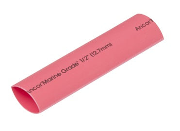 Ancor 1/2&quot; x 48&quot; Red Heat Shrink Tubing