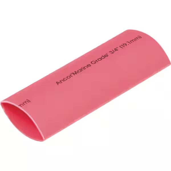 Ancor 3/4&quot; x 48&quot; Red Heat Shrink Tubing