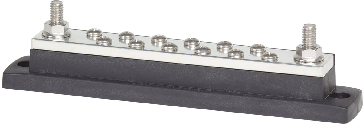 Blue Sea MaxiBus 250A BusBar Two 5/16&quot;-18 Studs and Twelve #10-24 Screws