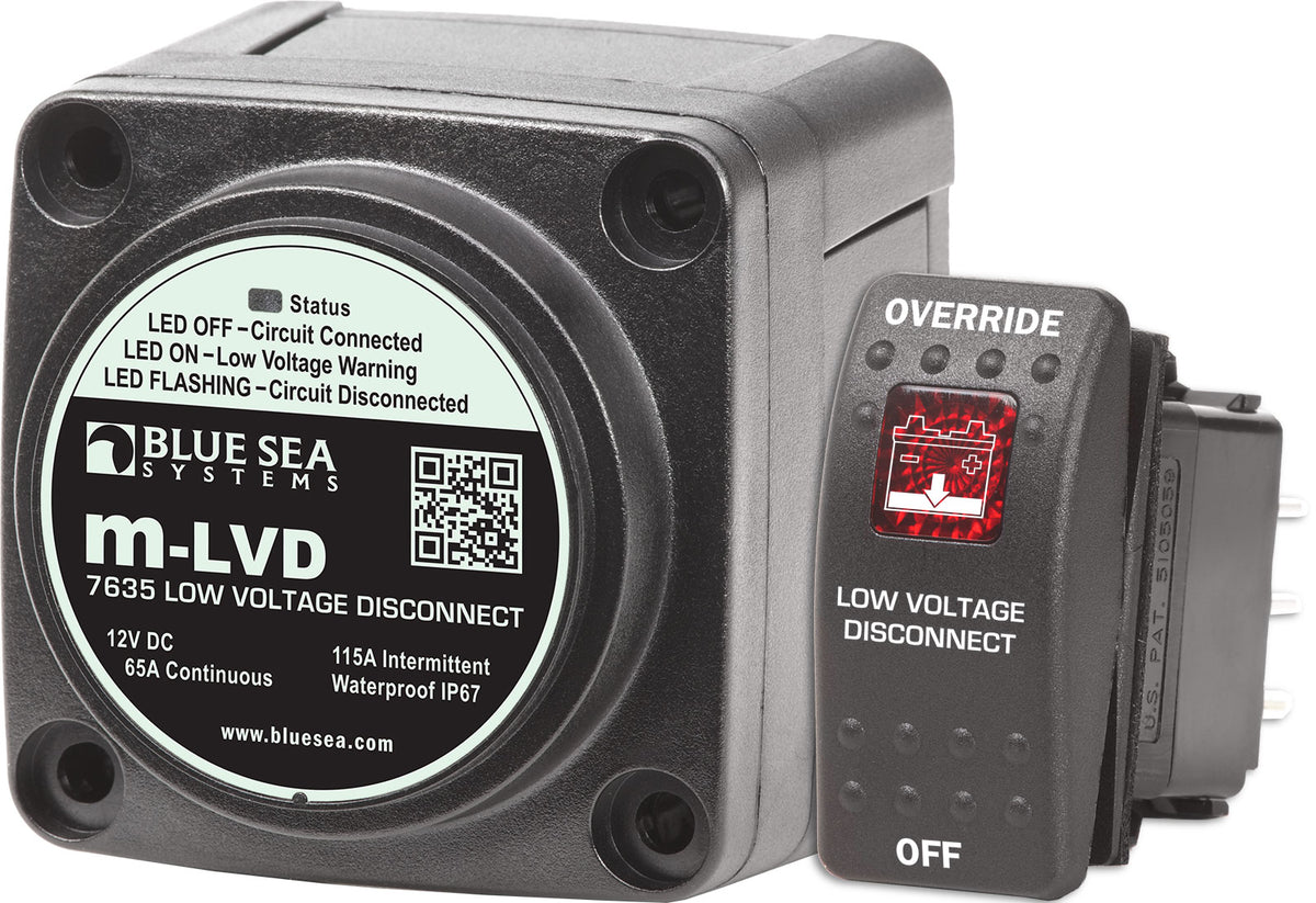 Blue Sea m-LVD Low Voltage Disconnect 12vDC