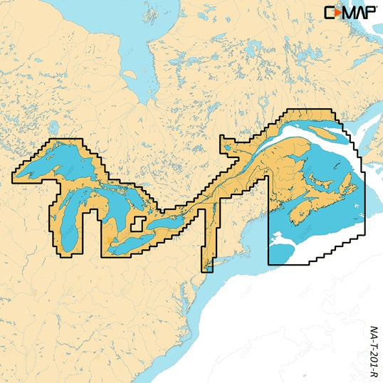 C-MAP Reveal X Coastal Great Lakes microSD