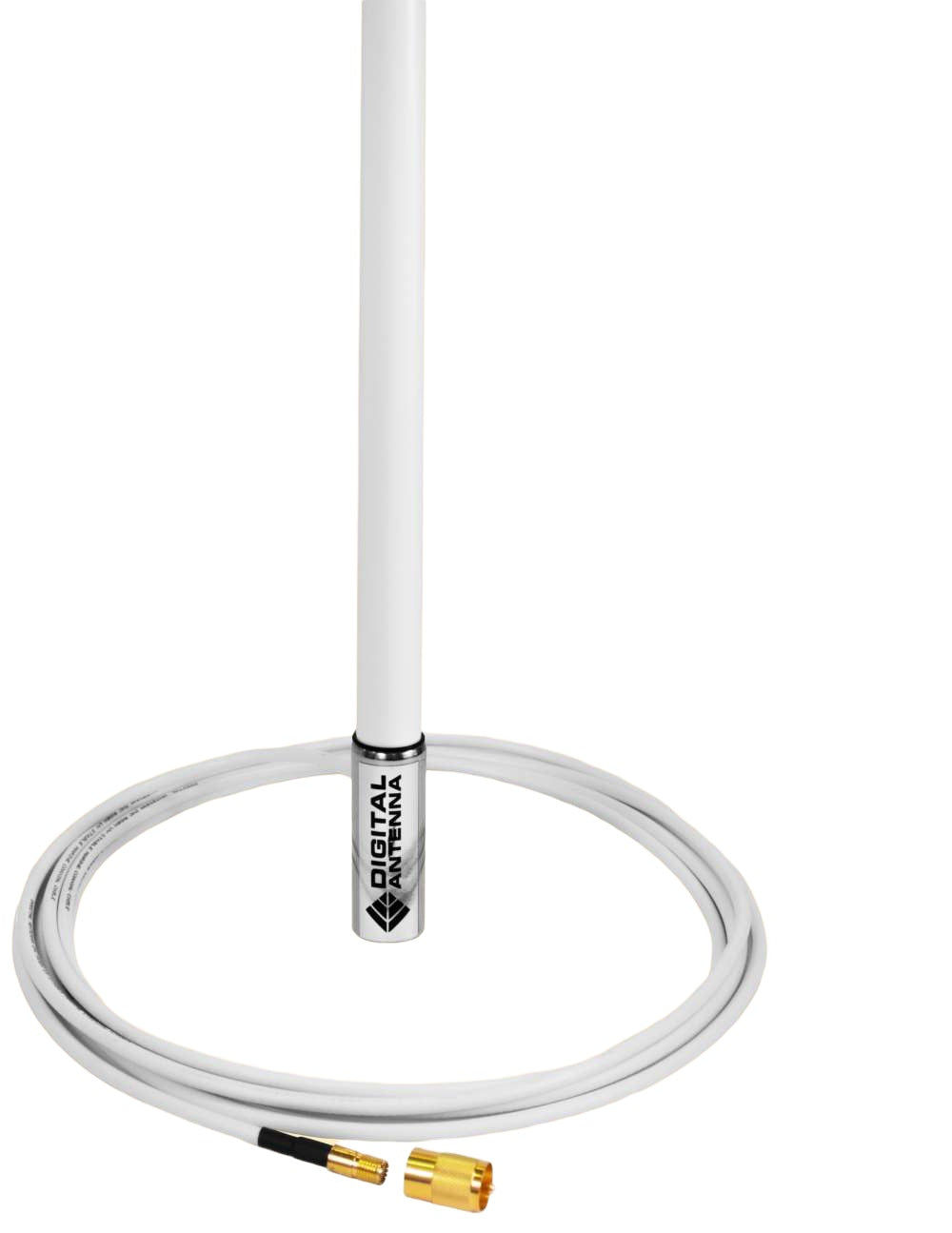 Digital 594-MW-S 4&#39;  White AIS Antenna 4.5dB