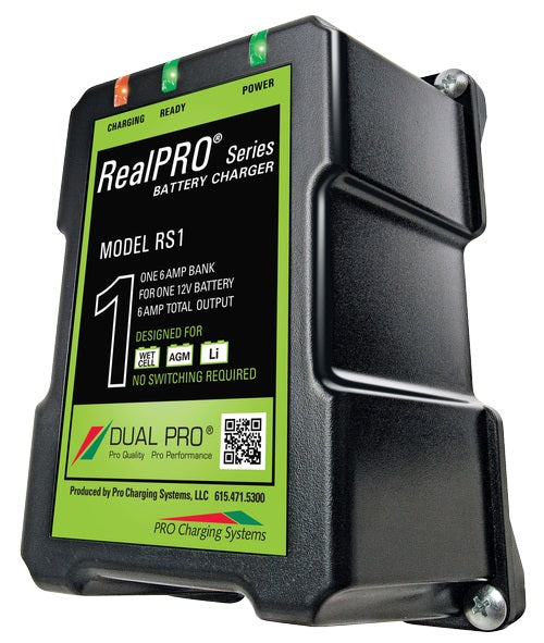 Dual Pro RS1 Battery Charger 1 Bank 6 Amps
