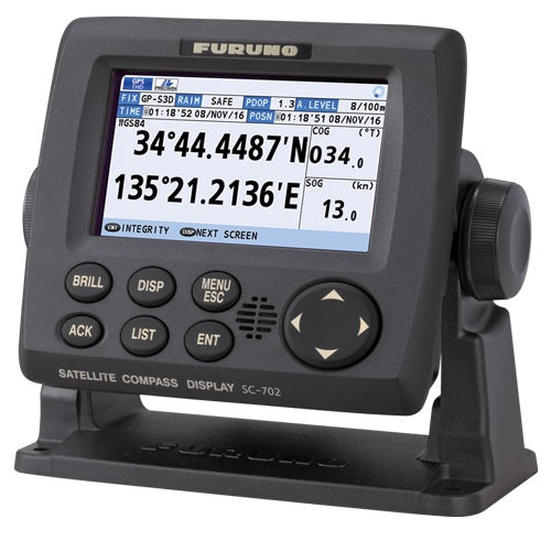 Furuno SC130 Satellite Compass 4.3&quot; Color LCD Display 3 GPS Antenna Receivers