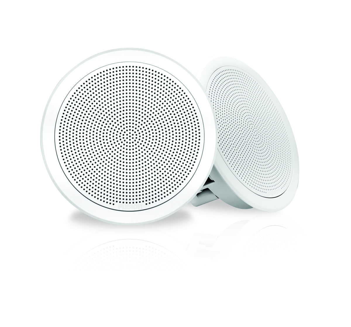 Fusion FM-F65RW 6&quot;  White Round Flush Mount Speakers