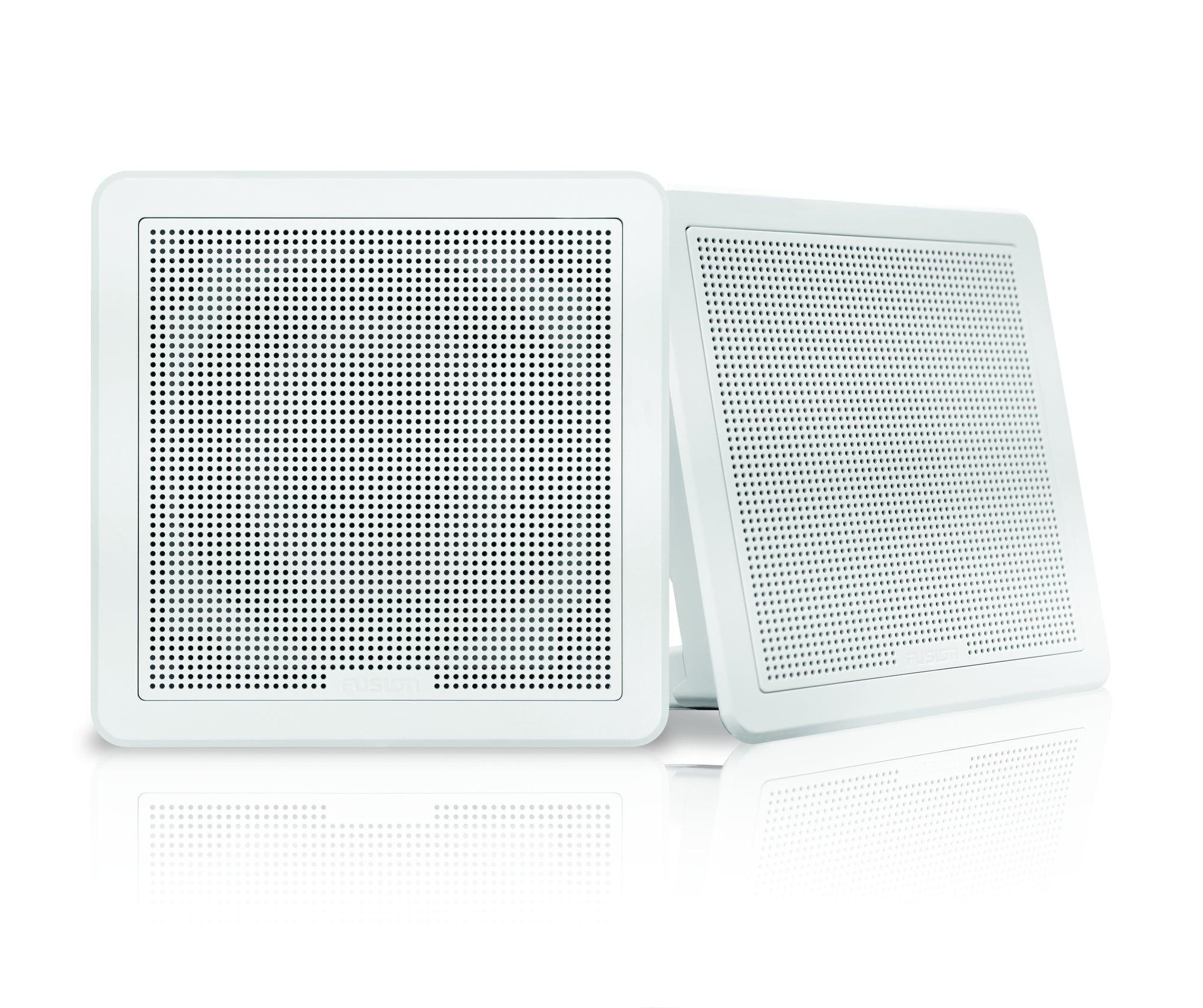 Fusion FM-F65SW 6" White Square Flush Mount Speakers