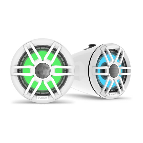 Fusion XS-FLT652SPW 6.5&quot; Tower Speaker White With RGB Lighting