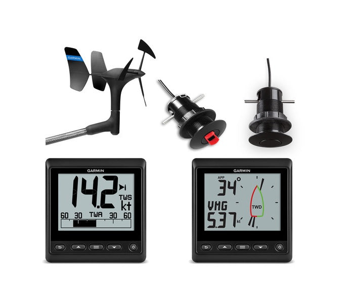 Garmin GNX Wired Sail Pack With 43MM Thru Hull Sensors