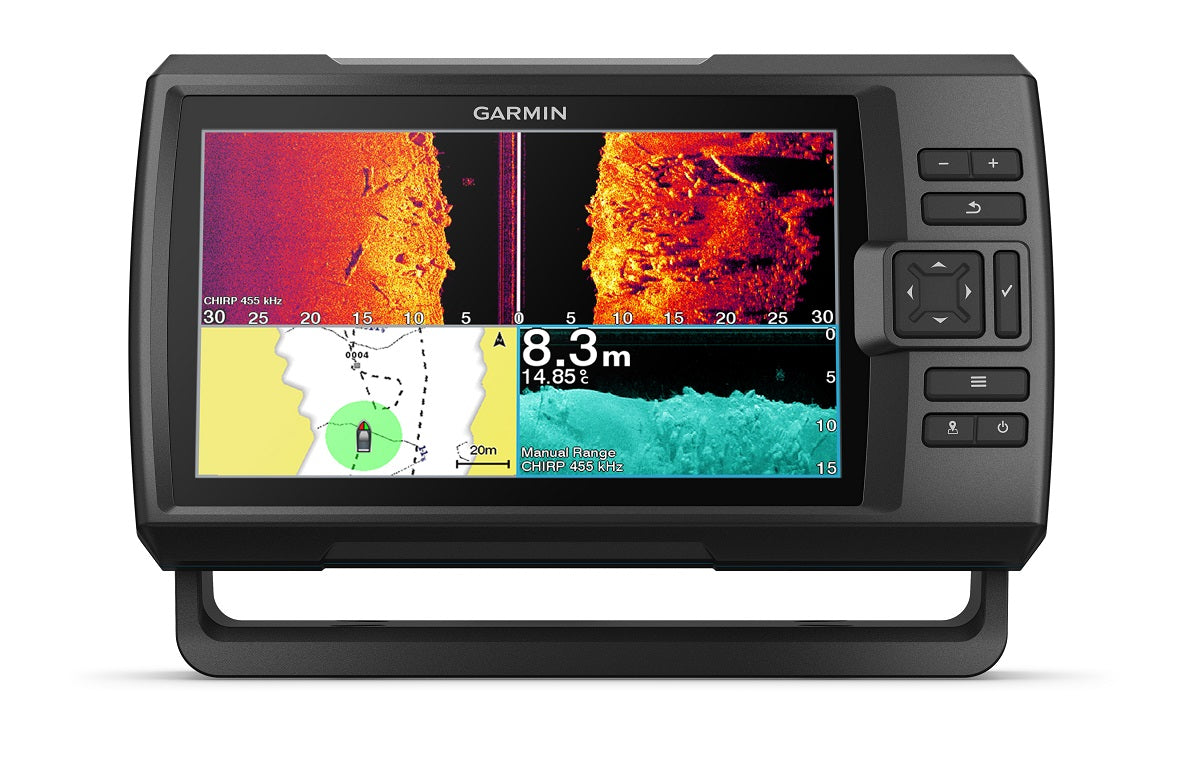 Garmin Striker Vivid 9sv 9&quot; Fishfinder GPS Track Plotter With GT52