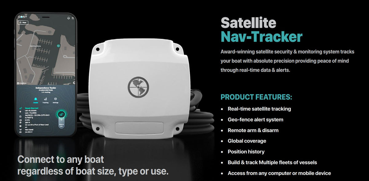 GOST Nav-Tracker 1.0 IDP SAT/GPS Tracking Device With 30&#39; Cable