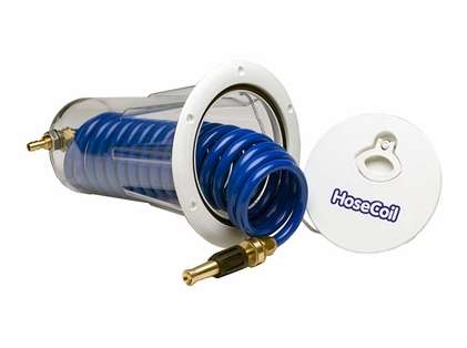 HoseCoil Flush Mount Enclosure with 15&#39; 3/8&quot; Hose