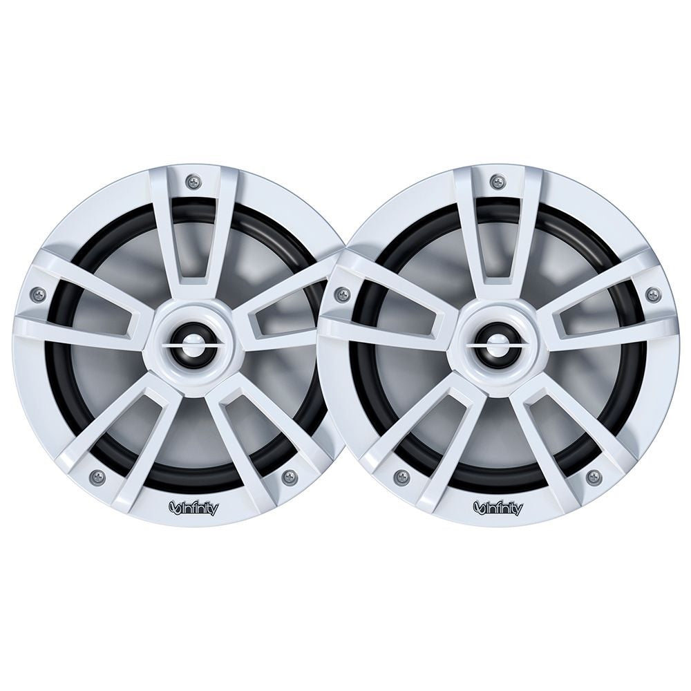 Infinity INF622MLW 6.5&quot; RGB Coaxial White Speakers