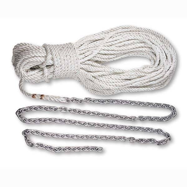 Lewmar 5' 1/4" G4 Chain W/100' 1/2" Rope