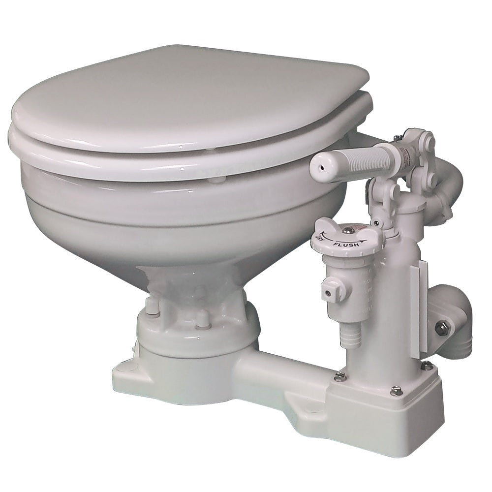 Raritan PH SuperFlush Manual Toilet Marine Size Bowl